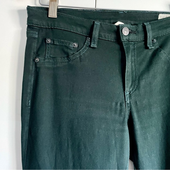 Rag & Bone Dark Green Scarab The Twill Legging Skinny Jeans Size 29 EUC - Picture 7 of 13